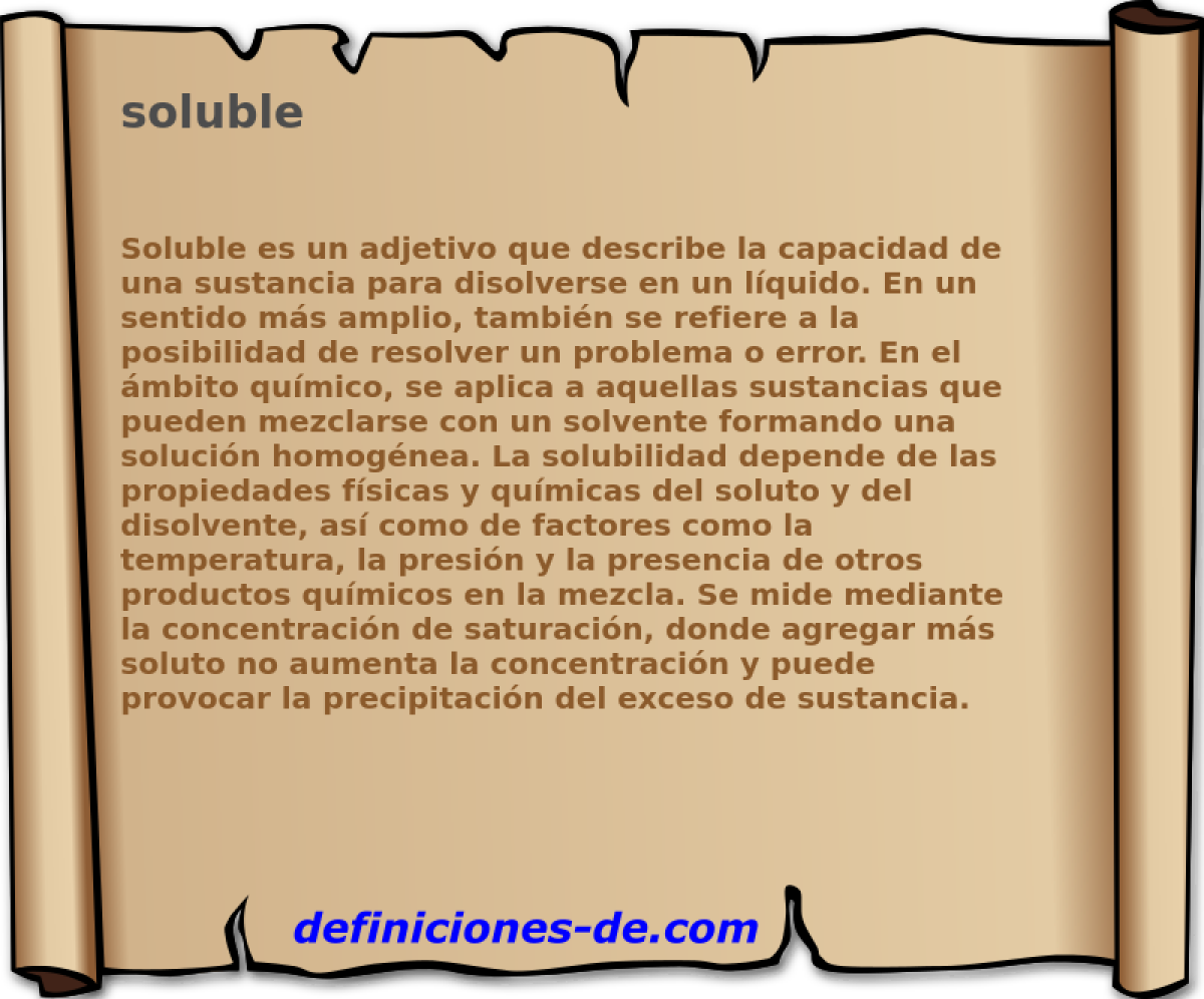 soluble 