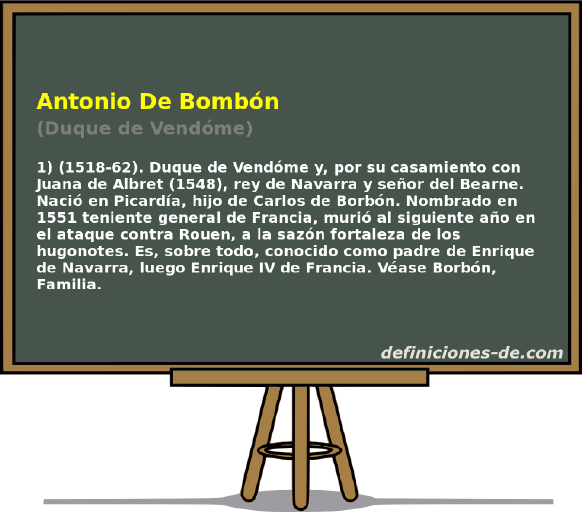 Antonio De Bombn (Duque de Vendme)