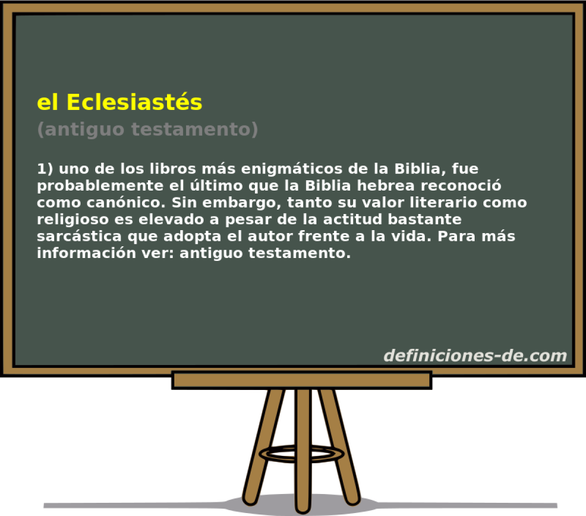 el Eclesiasts (antiguo testamento)