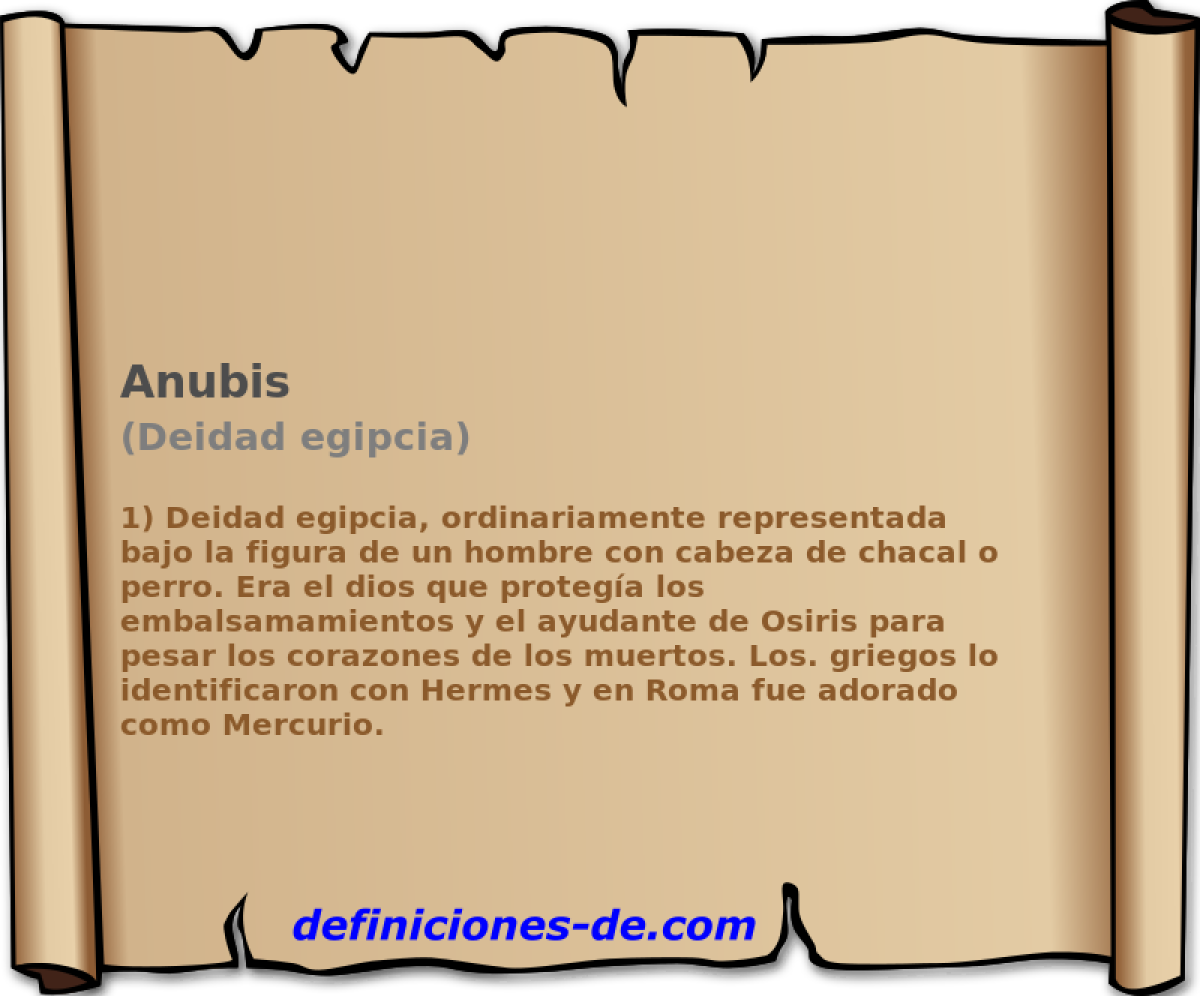 Anubis (Deidad egipcia)