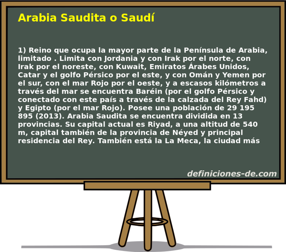 Arabia Saudita o Saud 