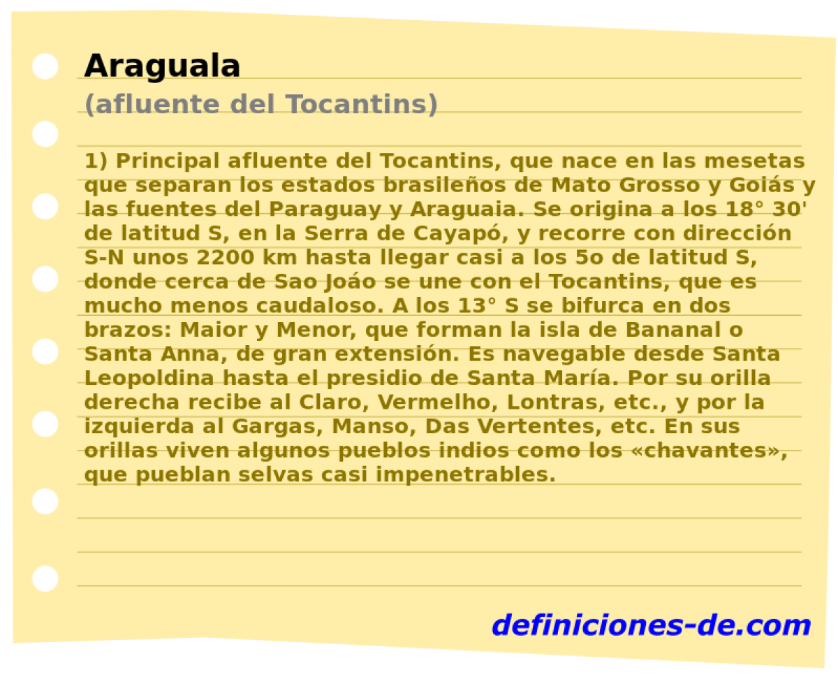 Araguala (afluente del Tocantins)