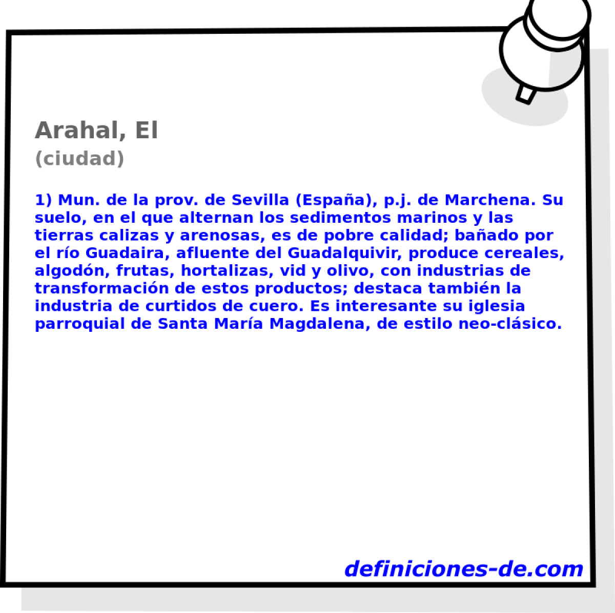 Arahal, El (ciudad)