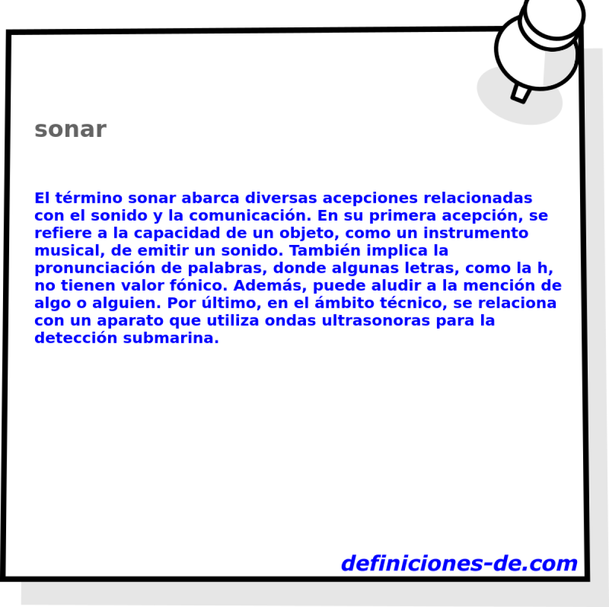 sonar 