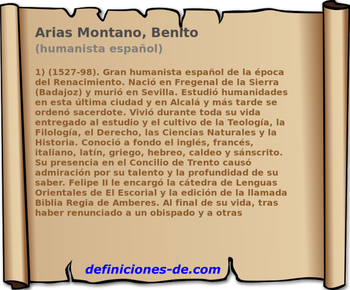 Arias Montano, Benito (humanista espaol)