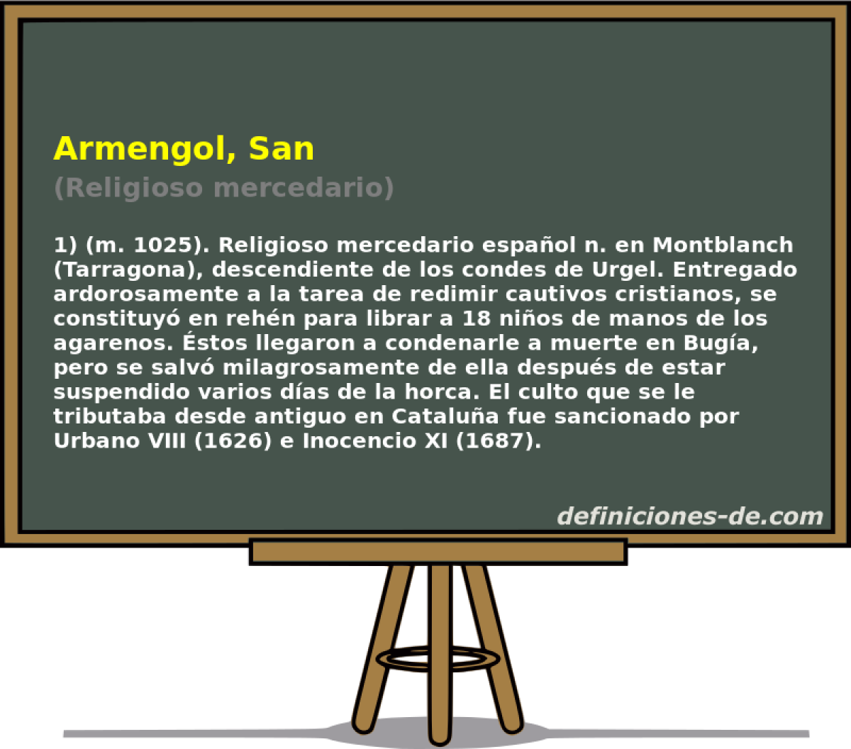 Armengol, San (Religioso mercedario)