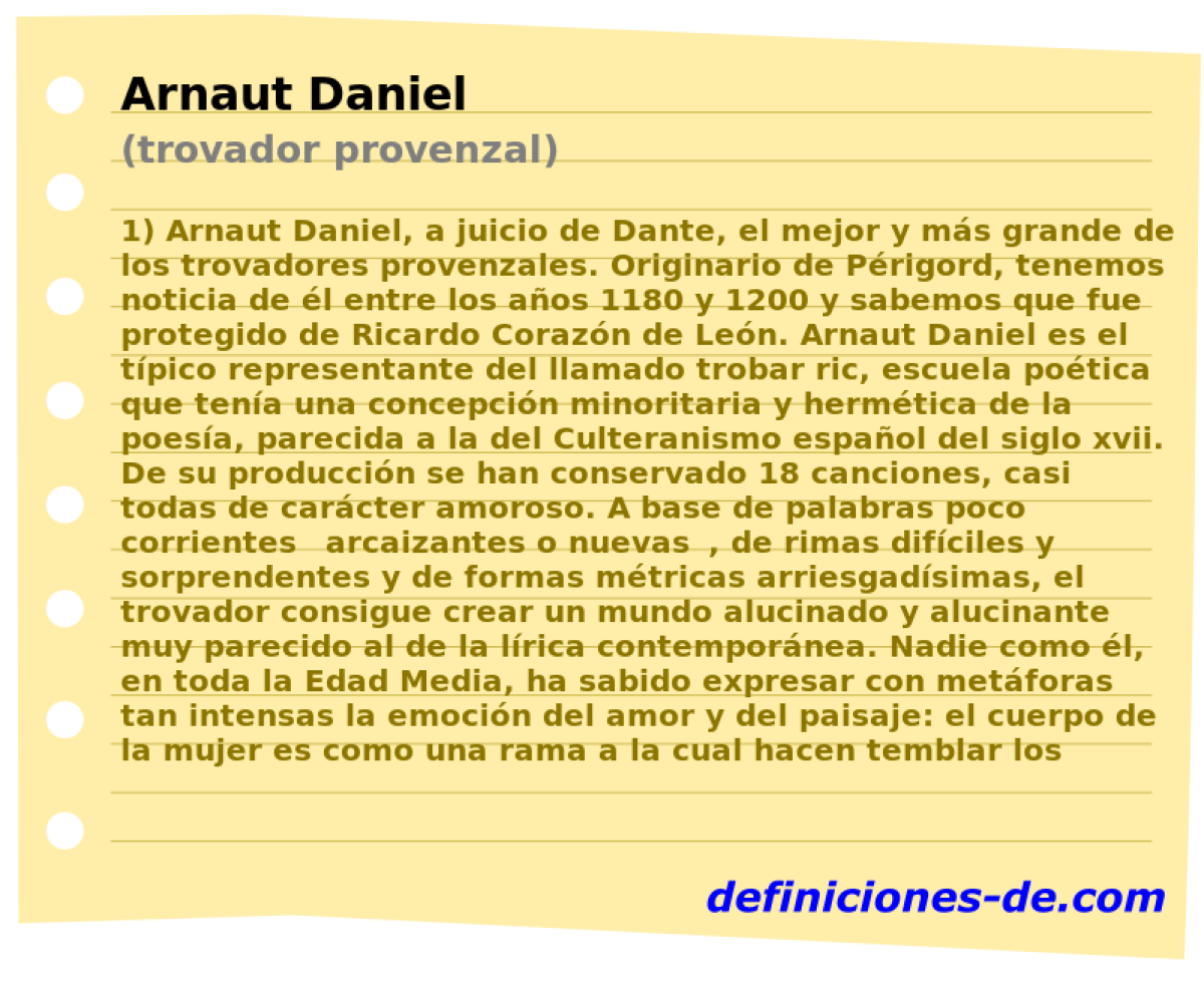 Arnaut Daniel (trovador provenzal)
