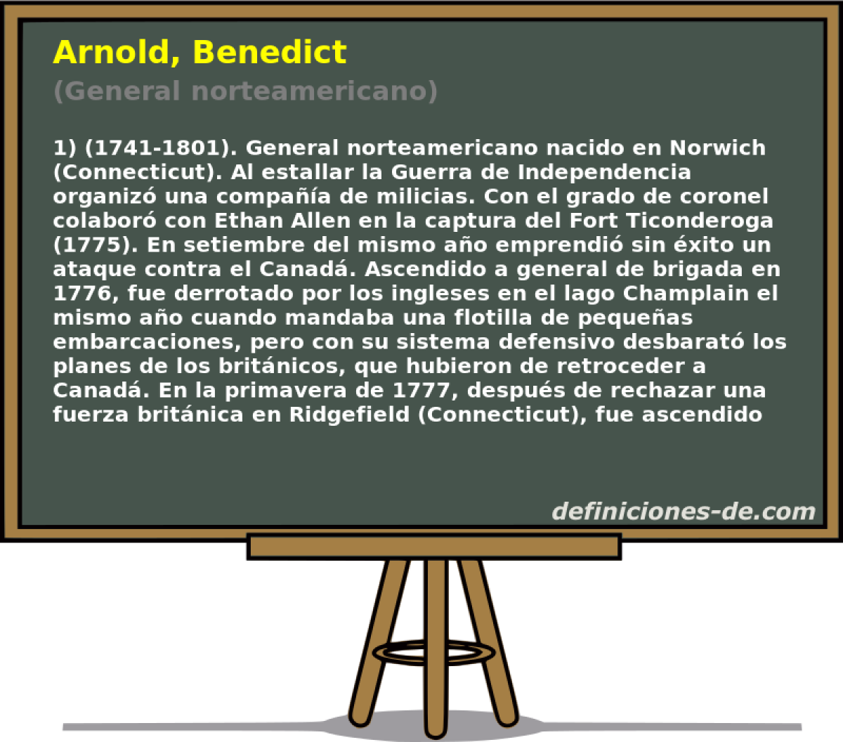 Arnold, Benedict (General norteamericano)
