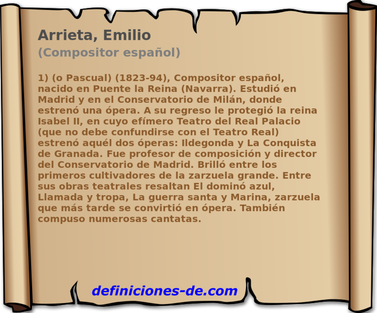 Arrieta, Emilio (Compositor espaol)