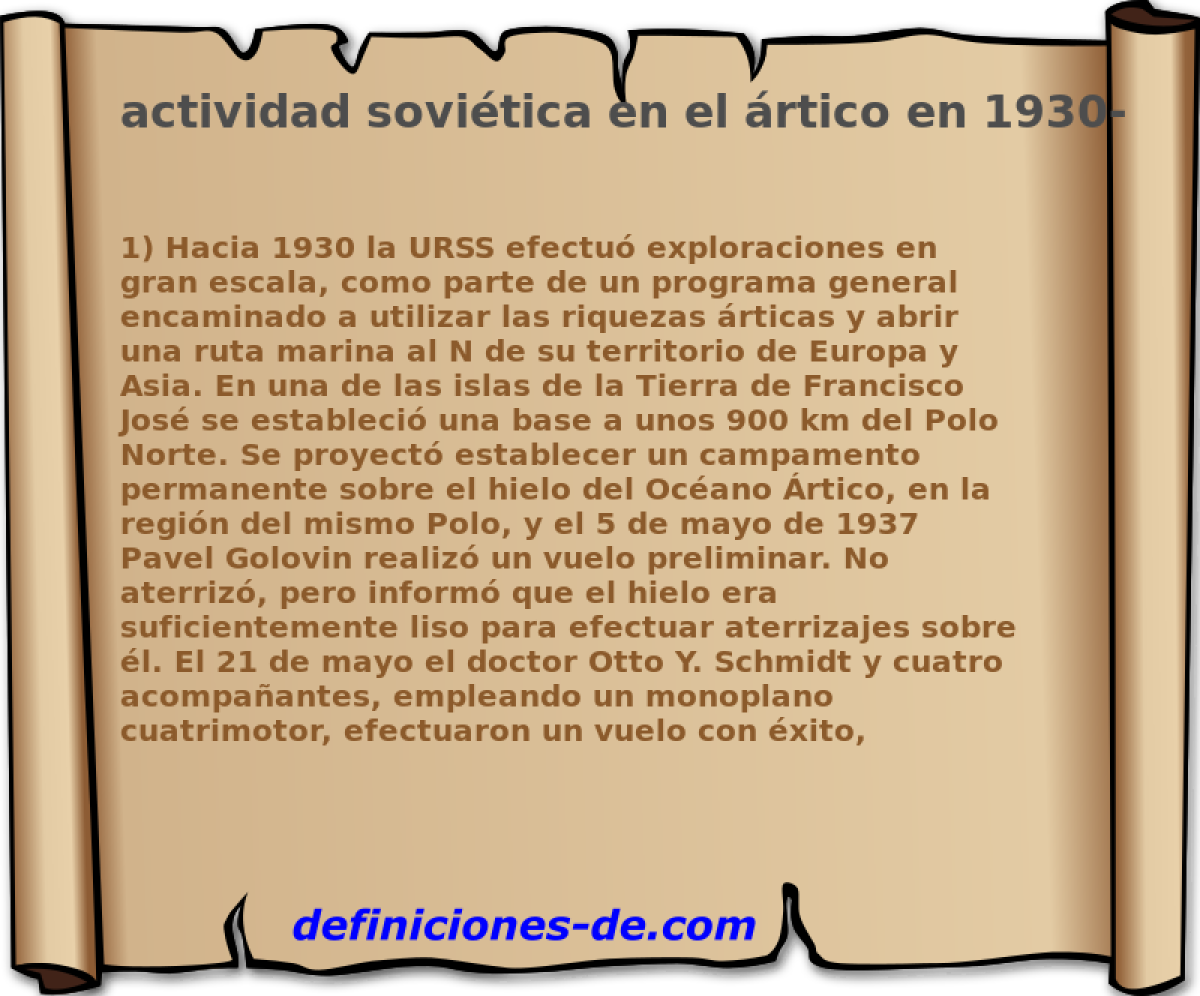 actividad sovitica en el rtico en 1930-40 