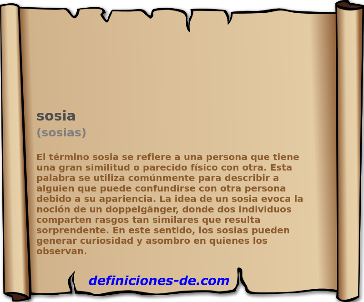 sosia (sosias)