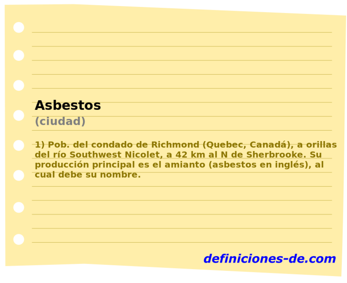 Asbestos (ciudad)