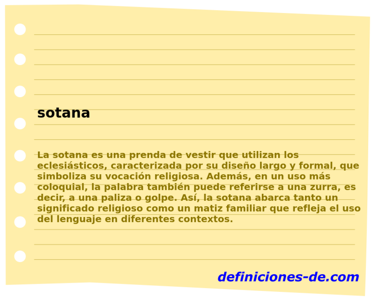 sotana 