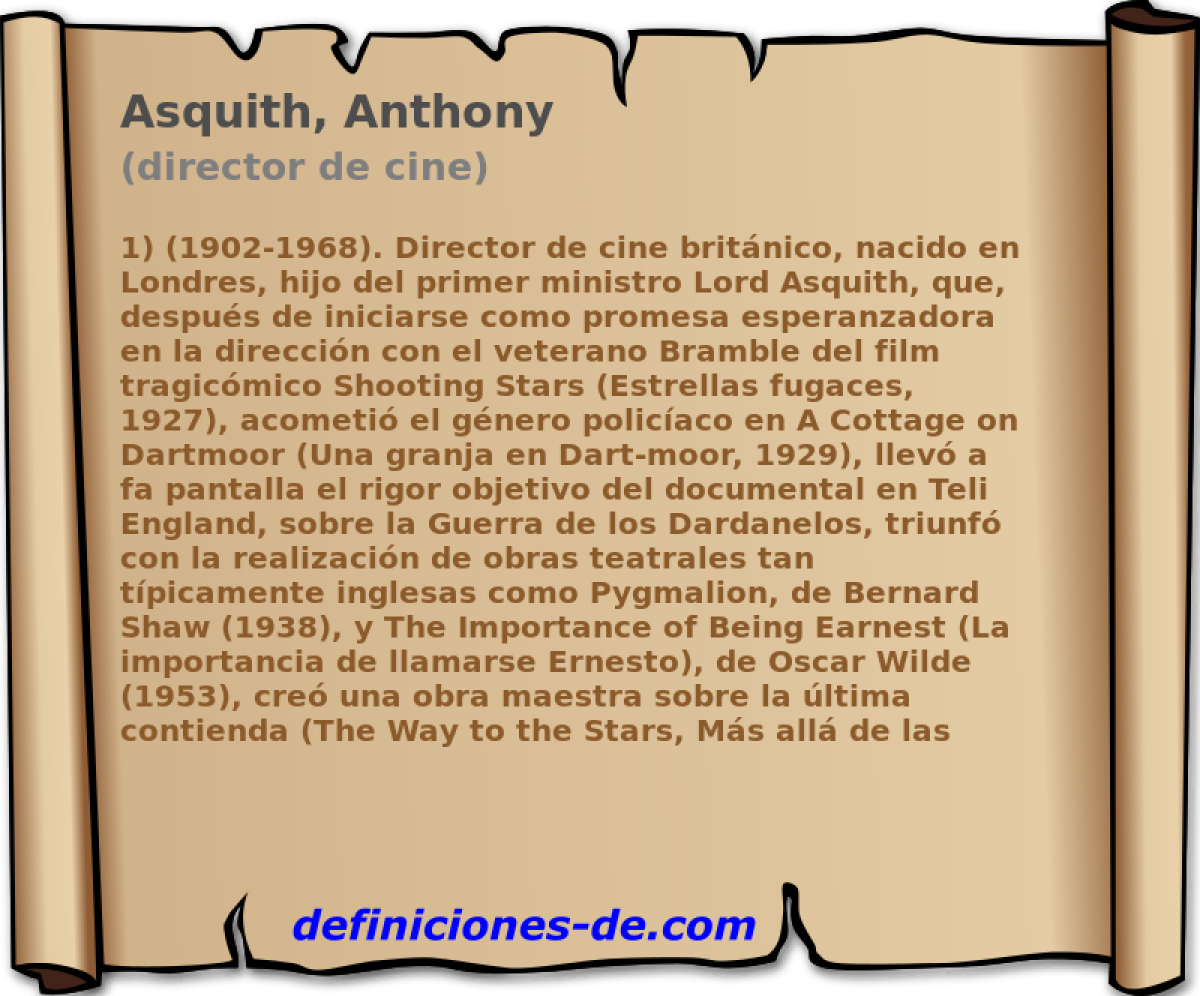 Asquith, Anthony (director de cine)
