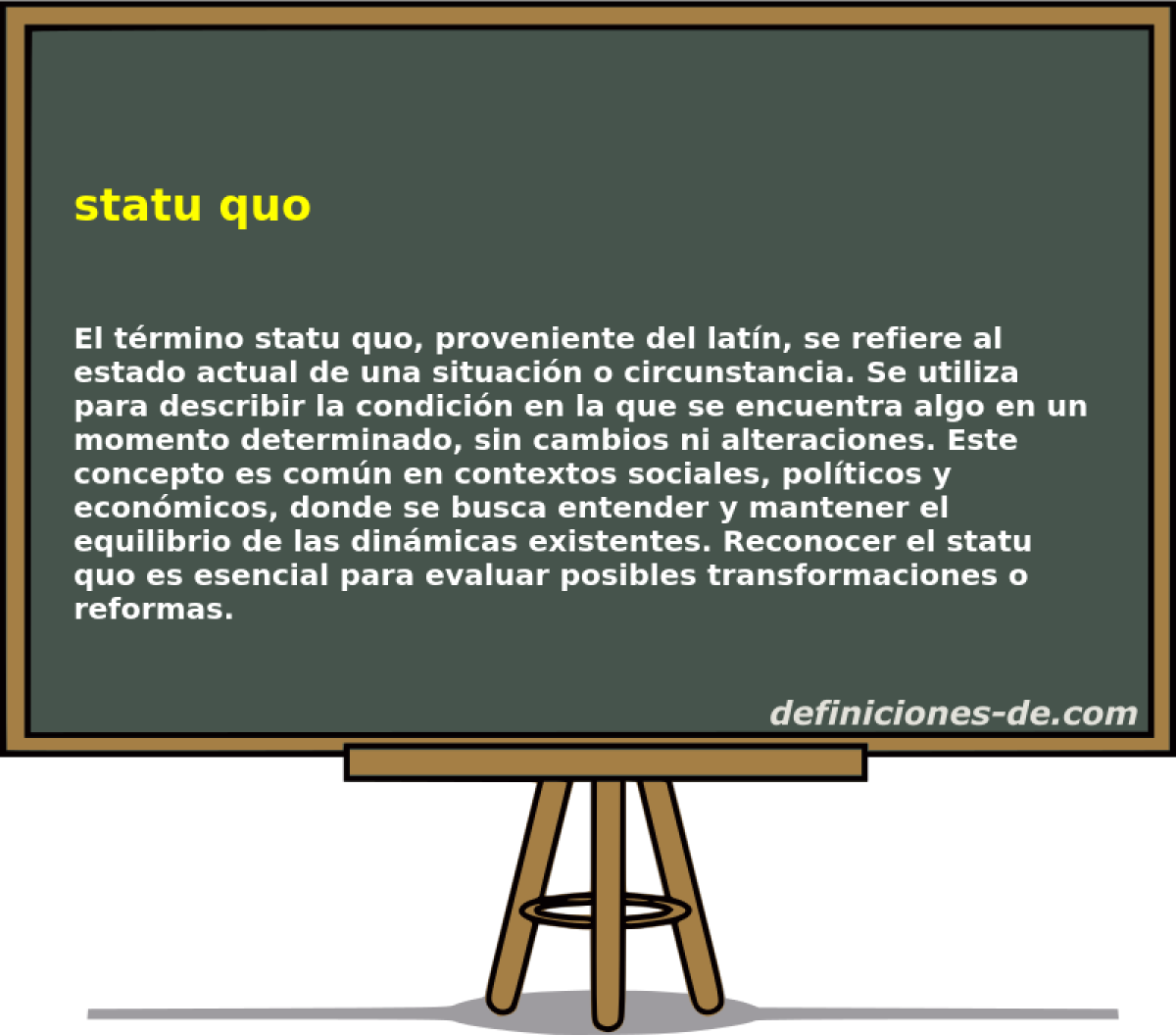 statu quo 