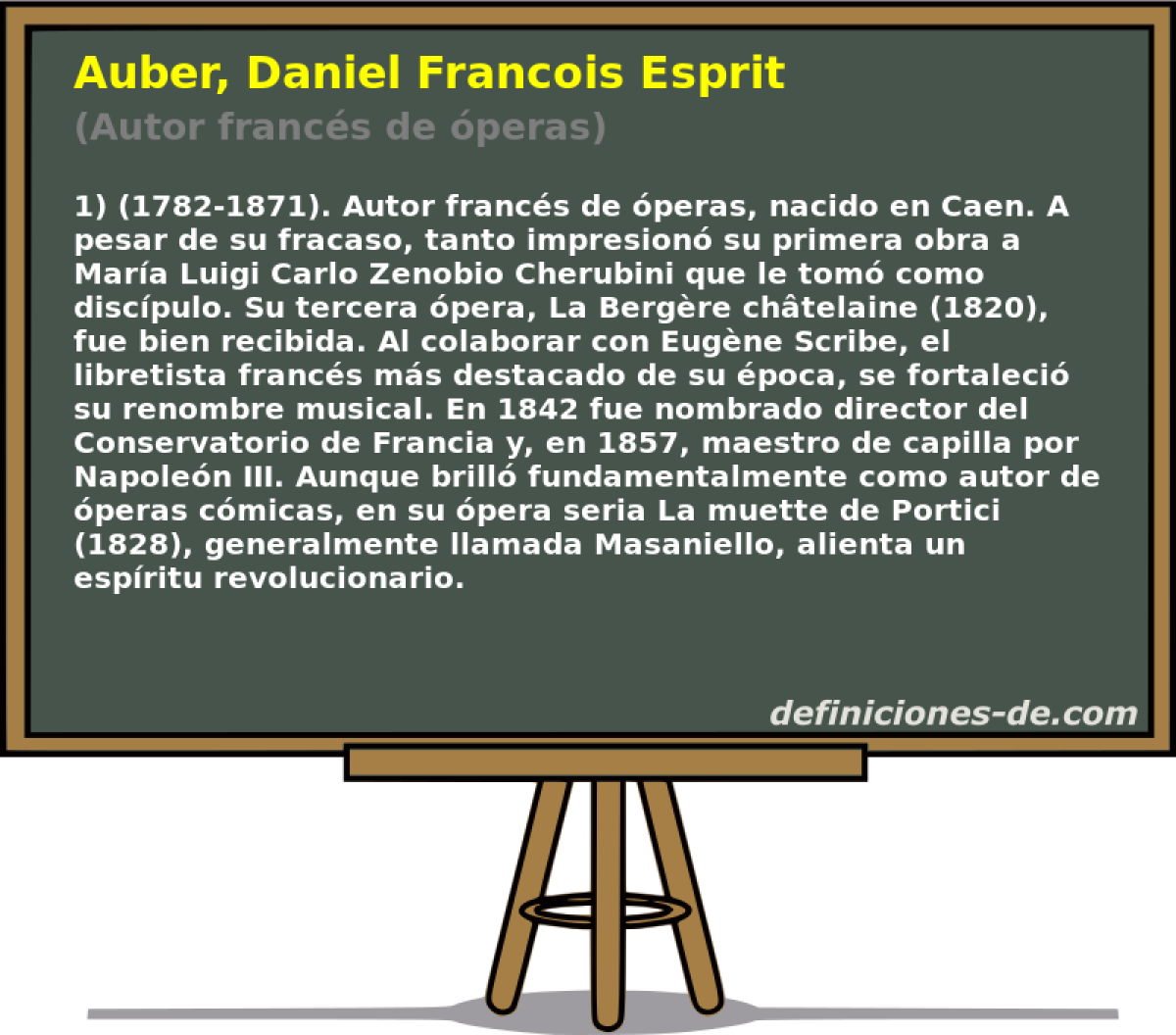 Auber, Daniel Francois Esprit (Autor francs de peras)