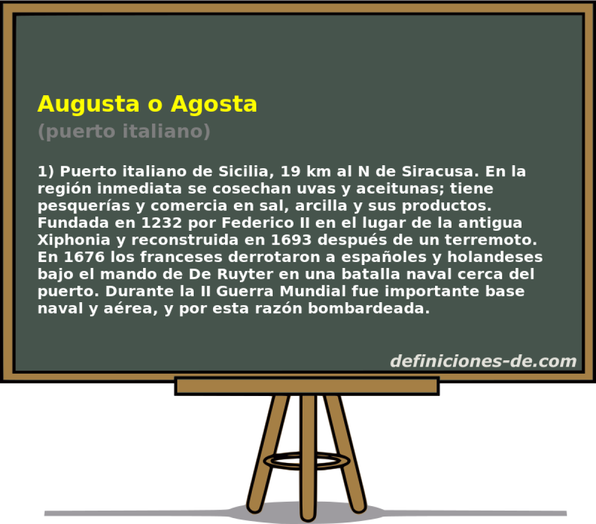 Augusta o Agosta (puerto italiano)