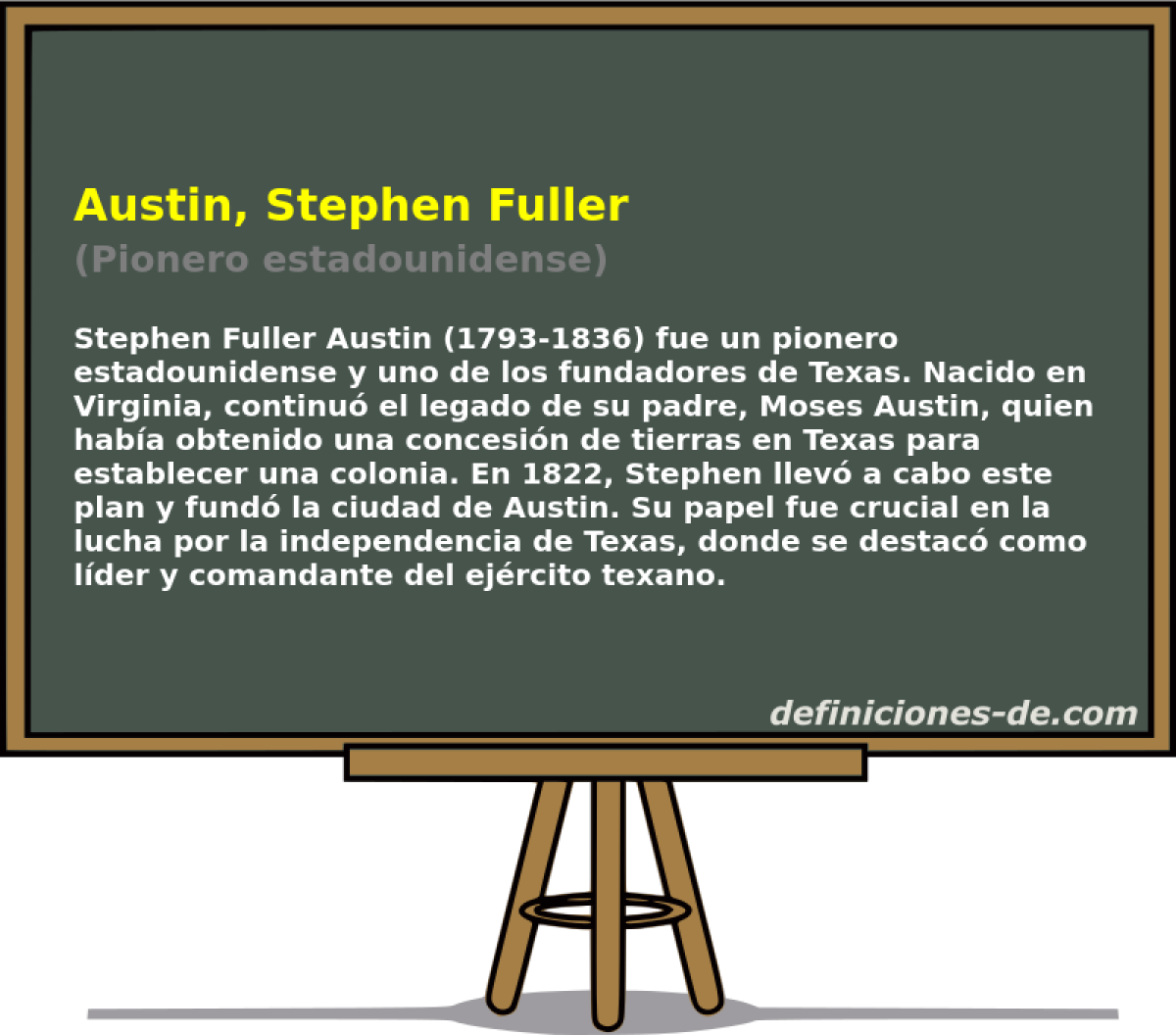 Austin, Stephen Fuller (Pionero estadounidense)