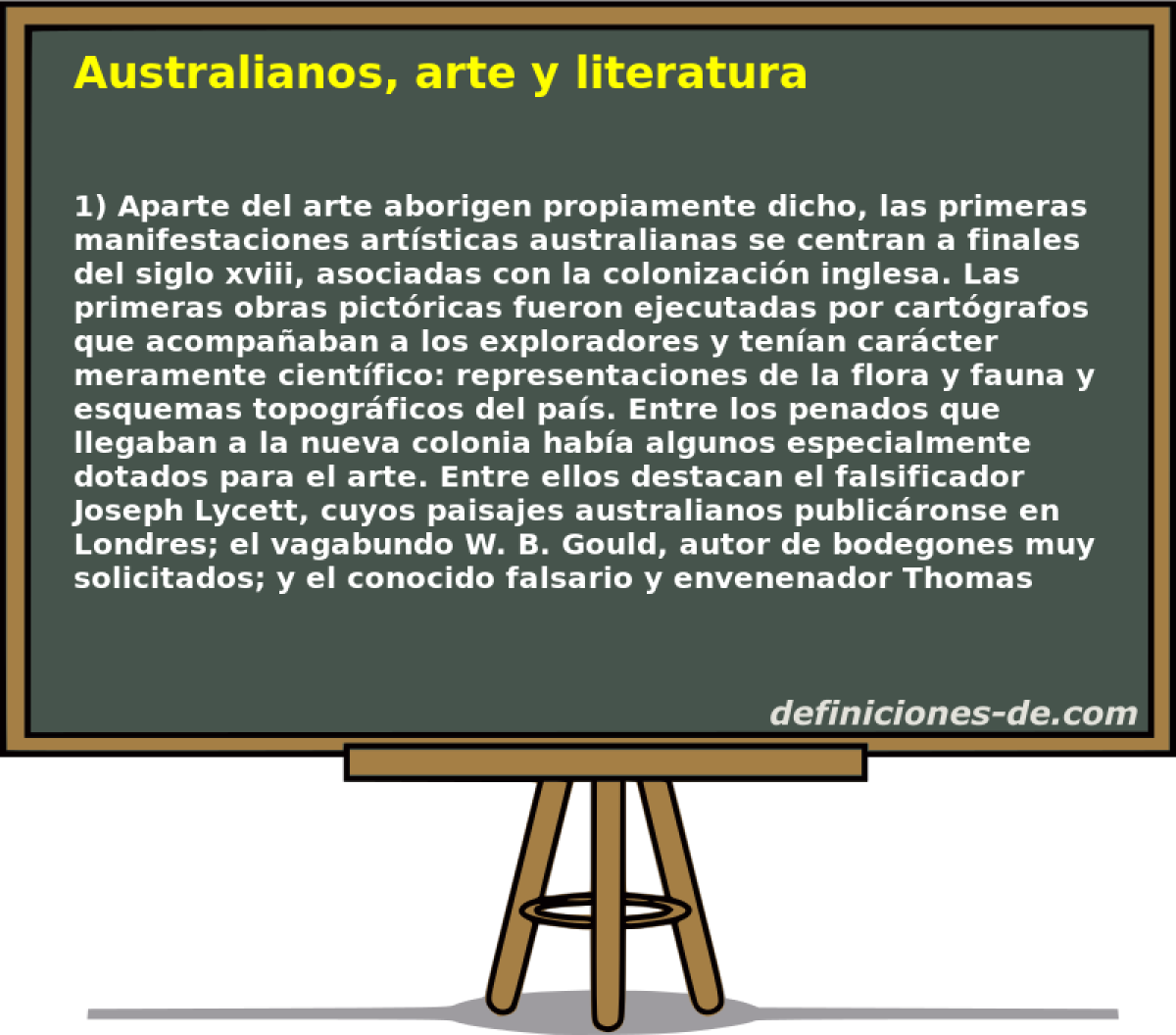 Australianos, arte y literatura 