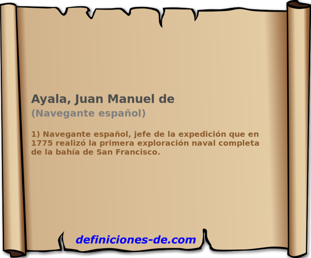 Ayala, Juan Manuel de (Navegante espaol)