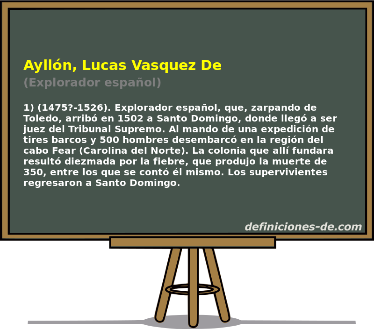 Aylln, Lucas Vasquez De (Explorador espaol)