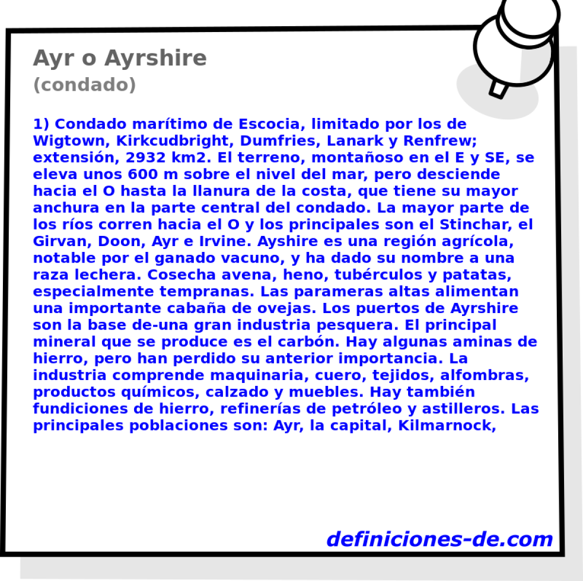 Ayr o Ayrshire (condado)
