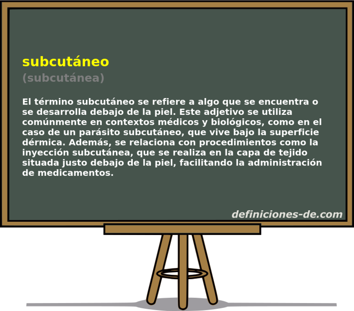 subcutneo (subcutnea)