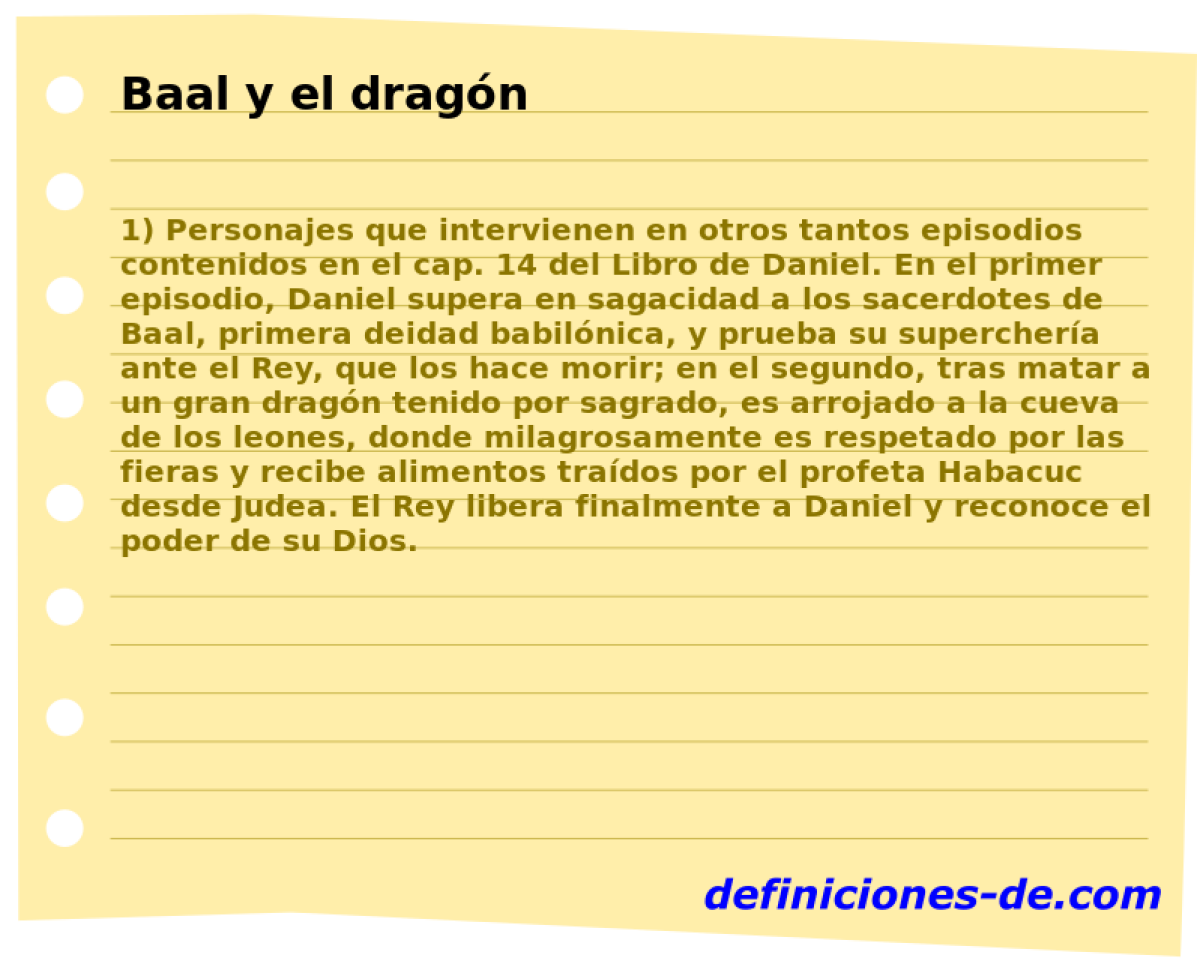 Baal y el dragn 