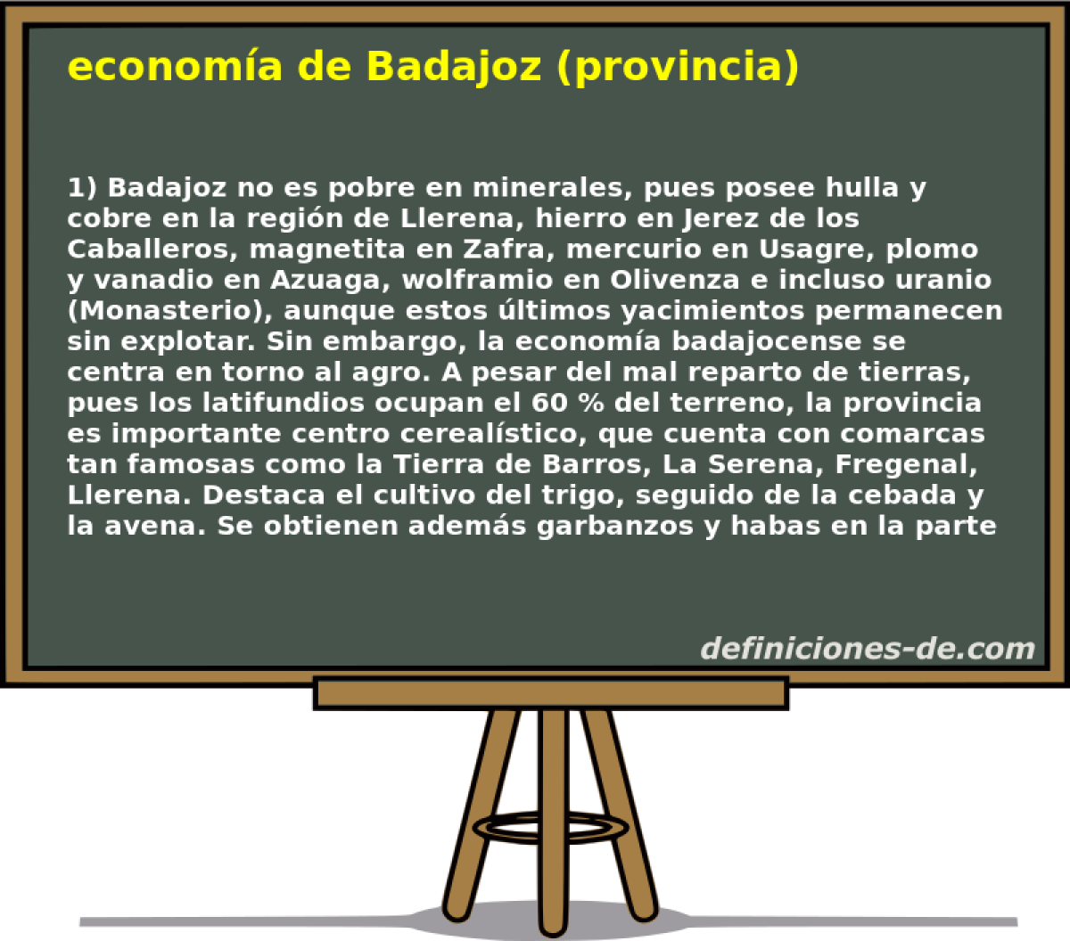 economa de Badajoz (provincia) 