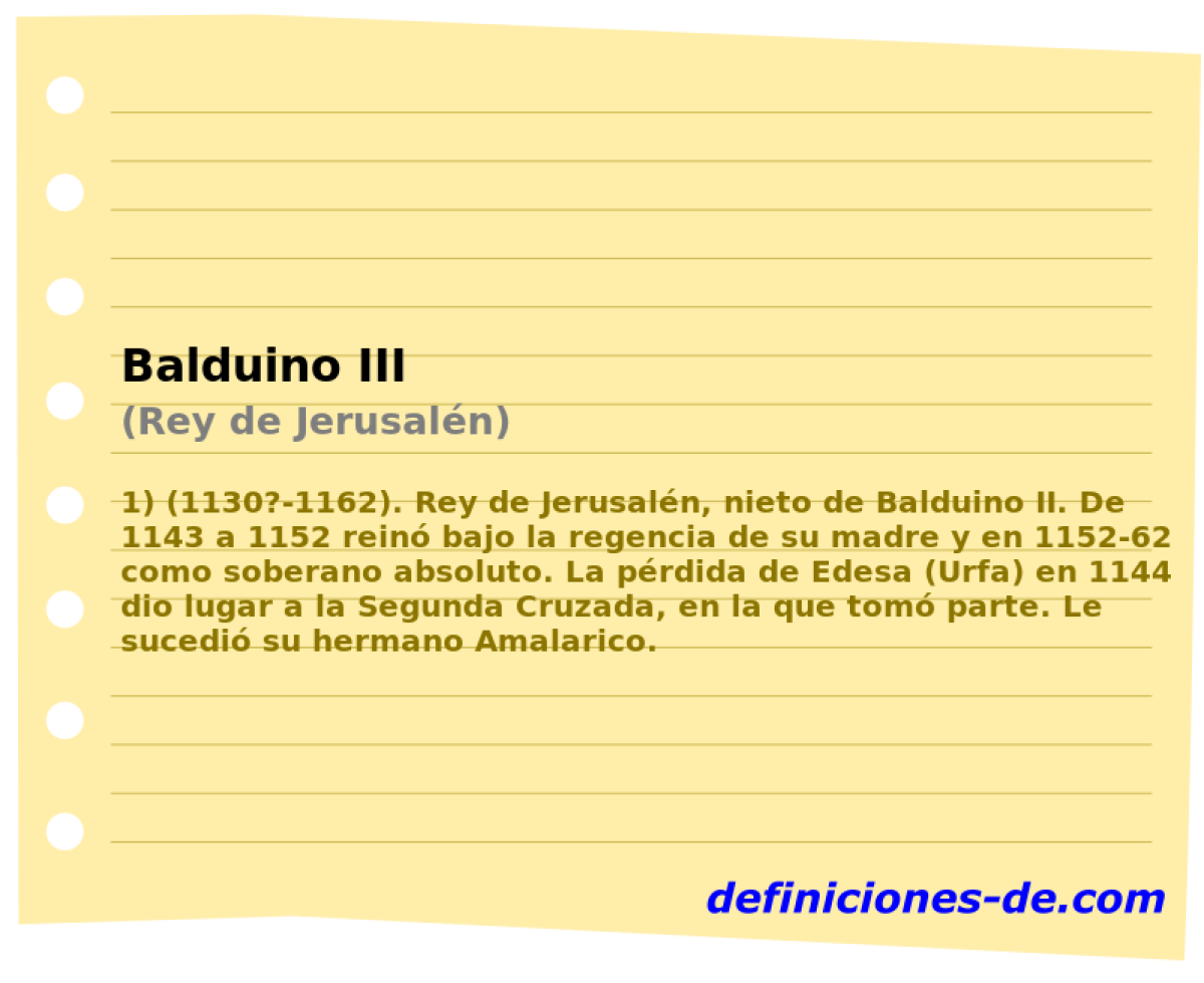 Balduino III (Rey de Jerusaln)