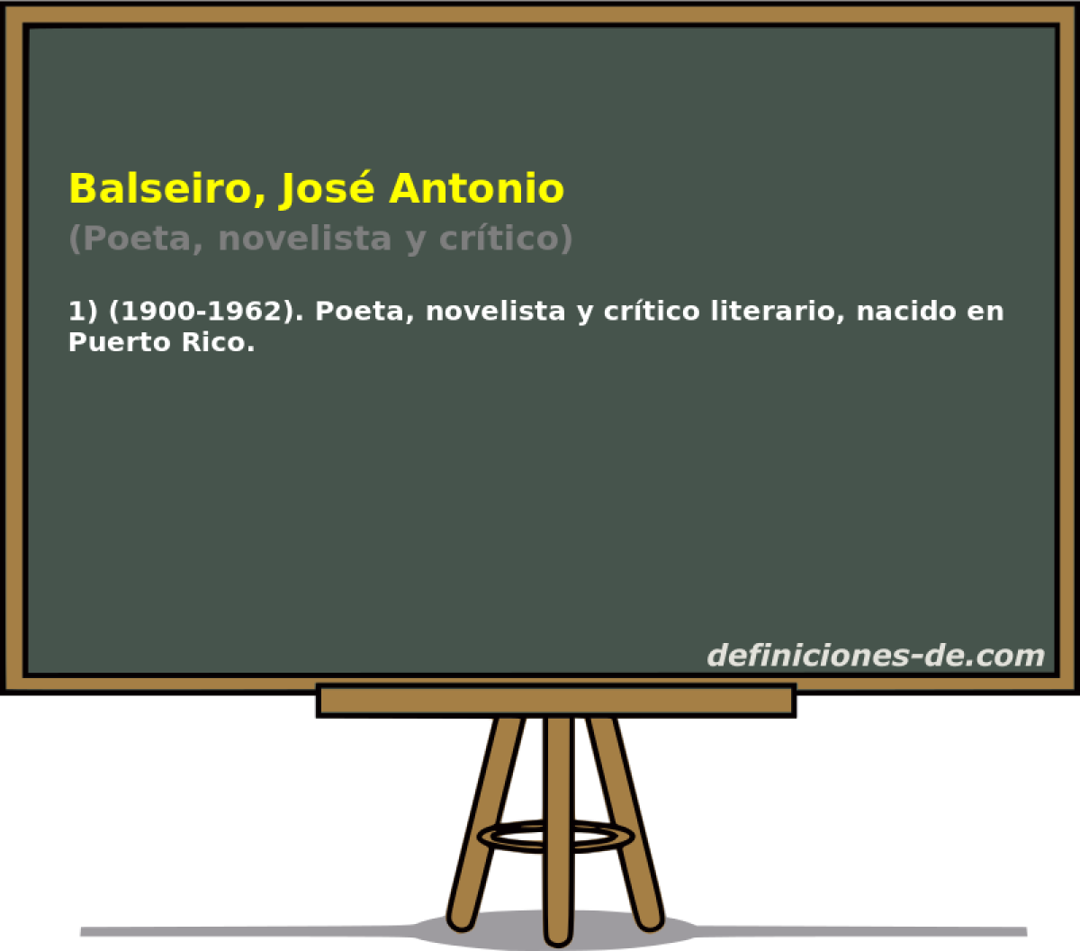 Balseiro, Jos Antonio (Poeta, novelista y crtico)