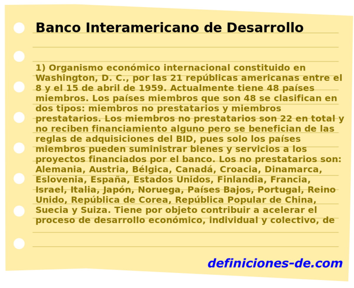 Banco Interamericano de Desarrollo 