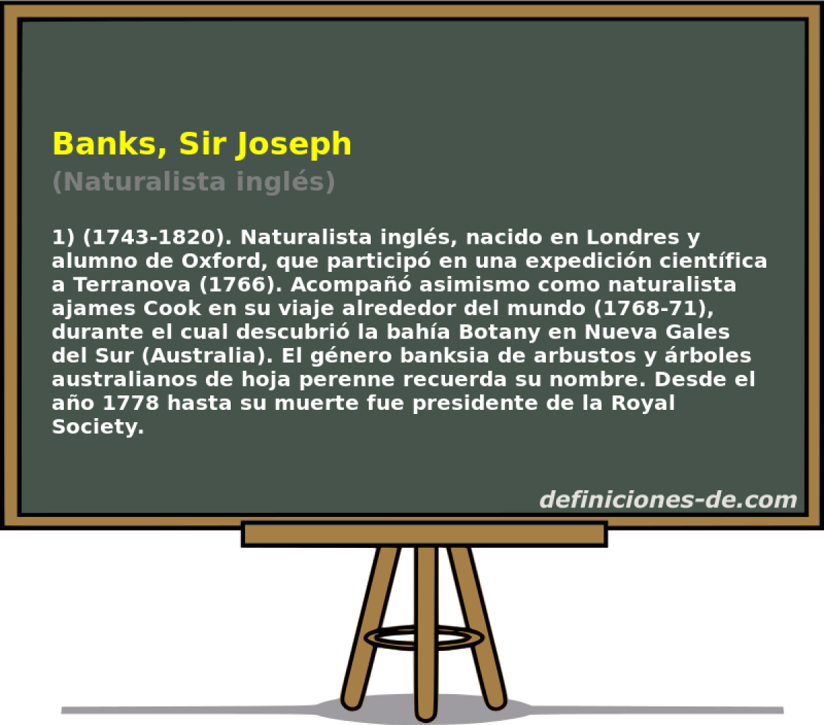 Banks, Sir Joseph (Naturalista ingls)