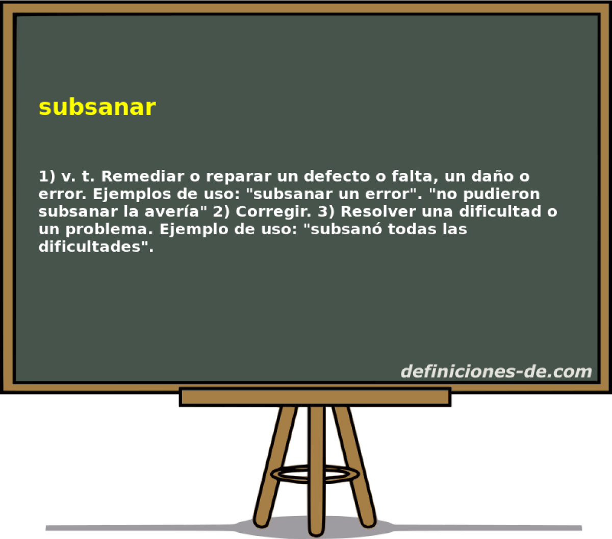 subsanar 