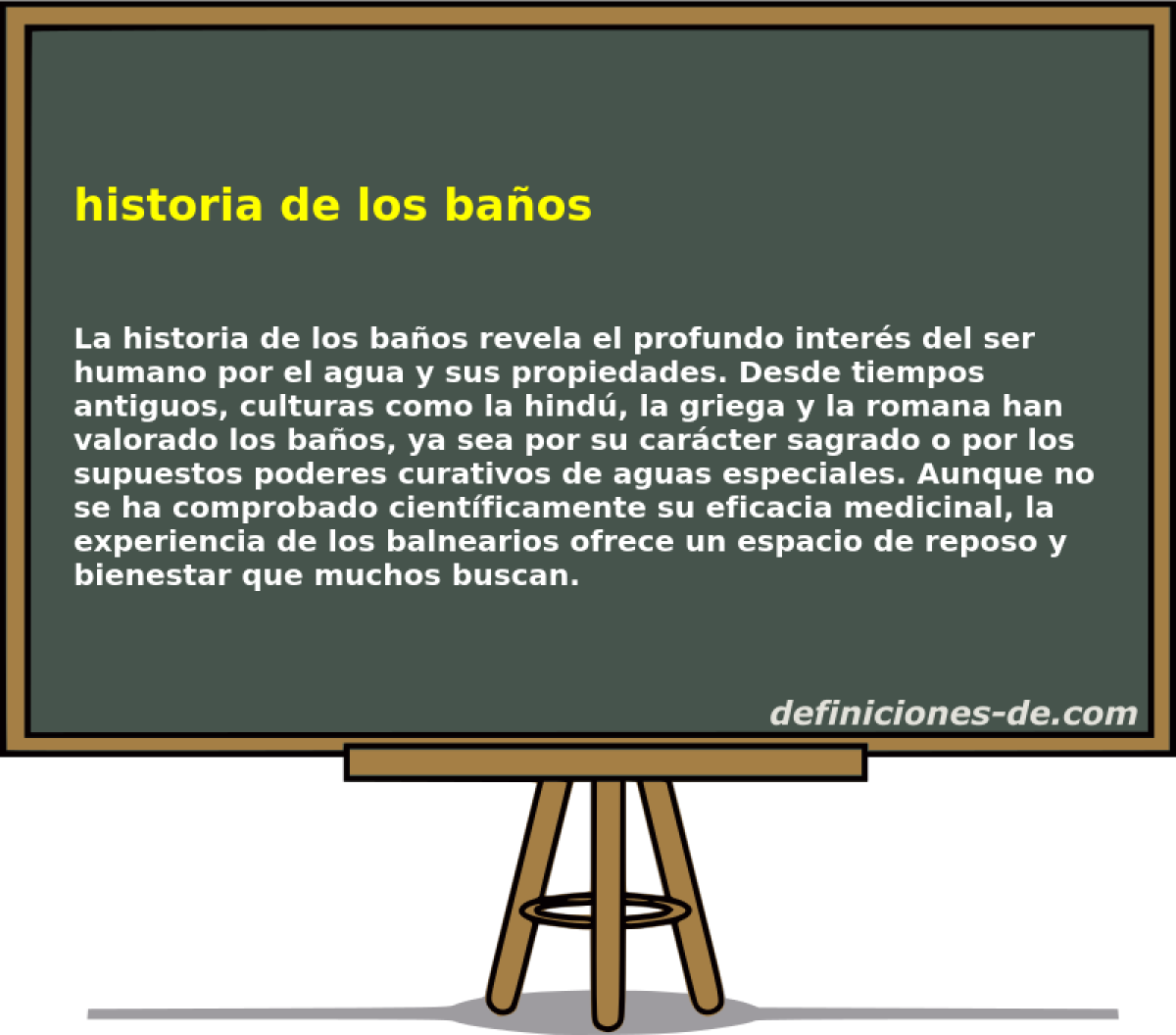 historia de los baños 