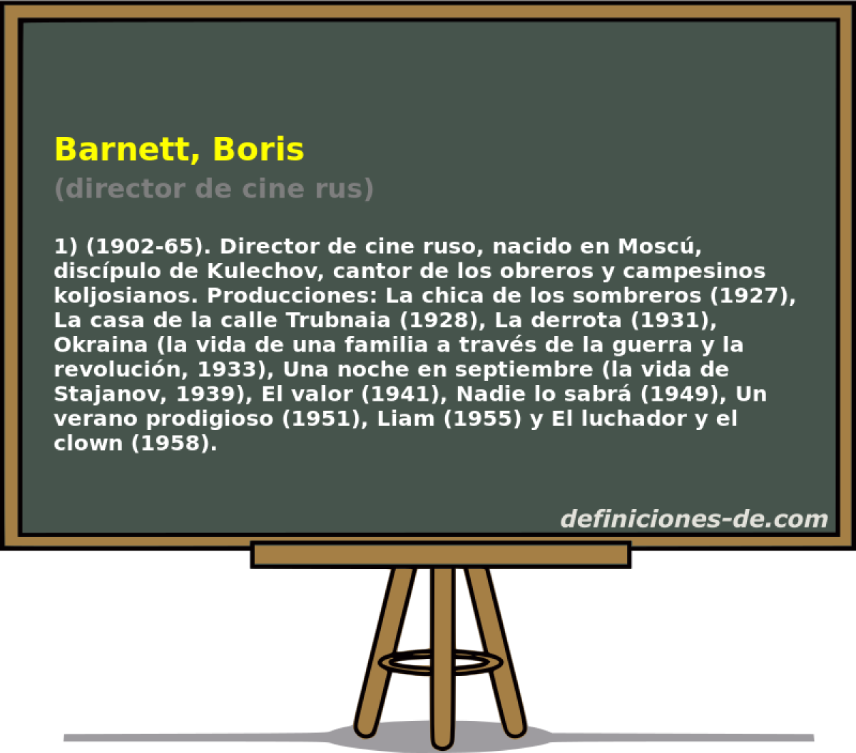 Barnett, Boris (director de cine rus)
