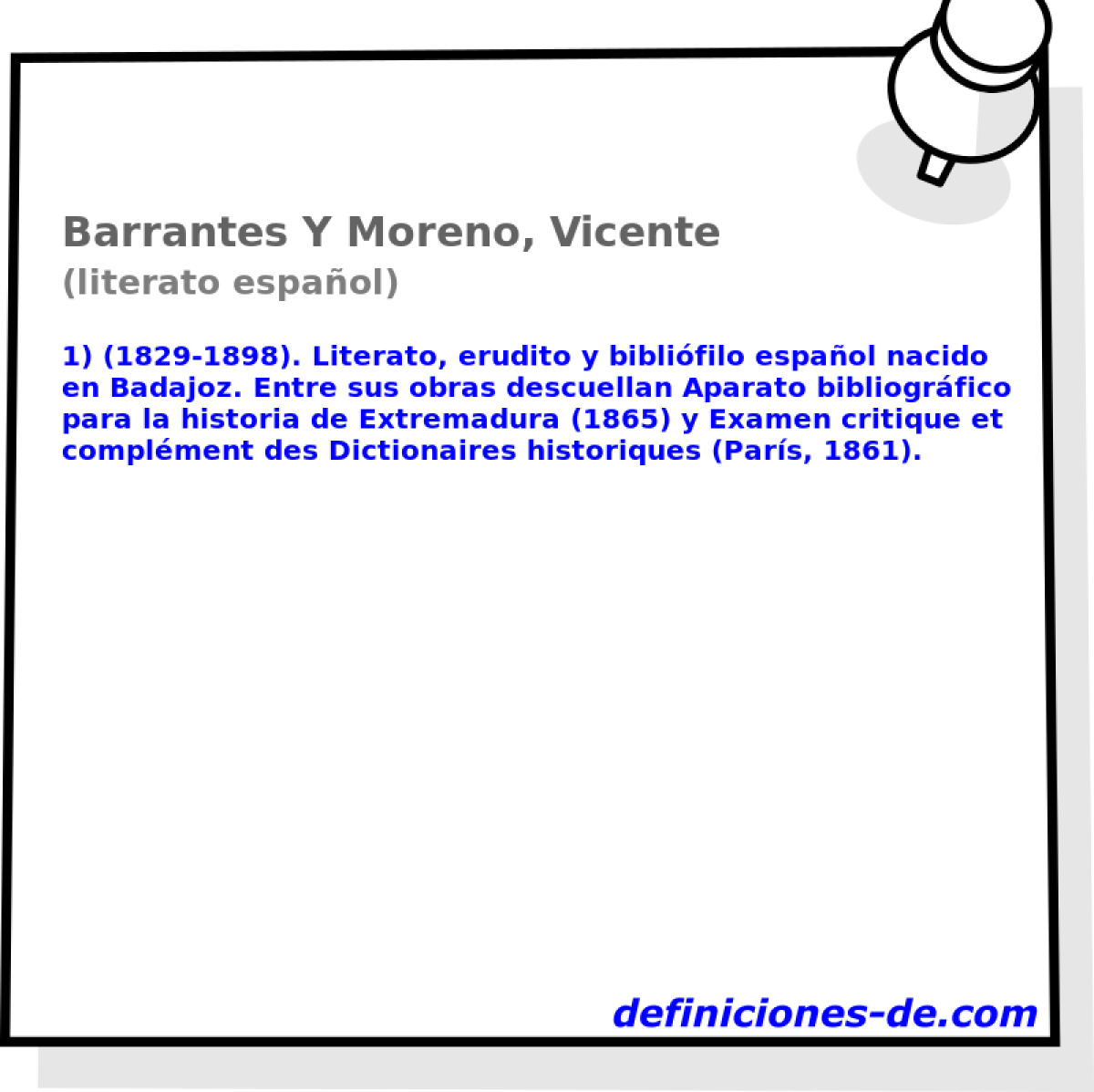 Barrantes Y Moreno, Vicente (literato espaol)