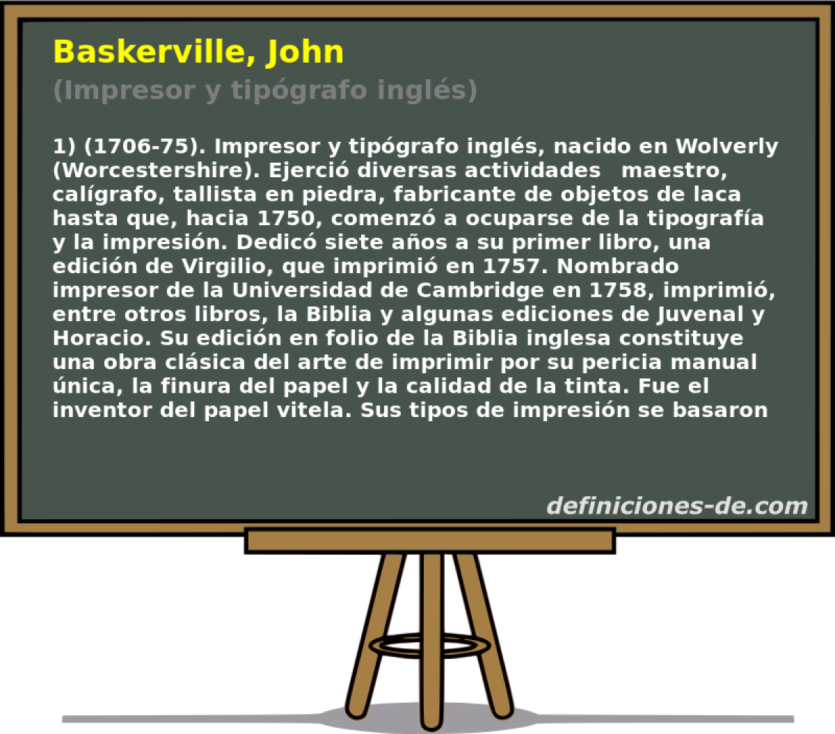 Baskerville, John (Impresor y tipgrafo ingls)