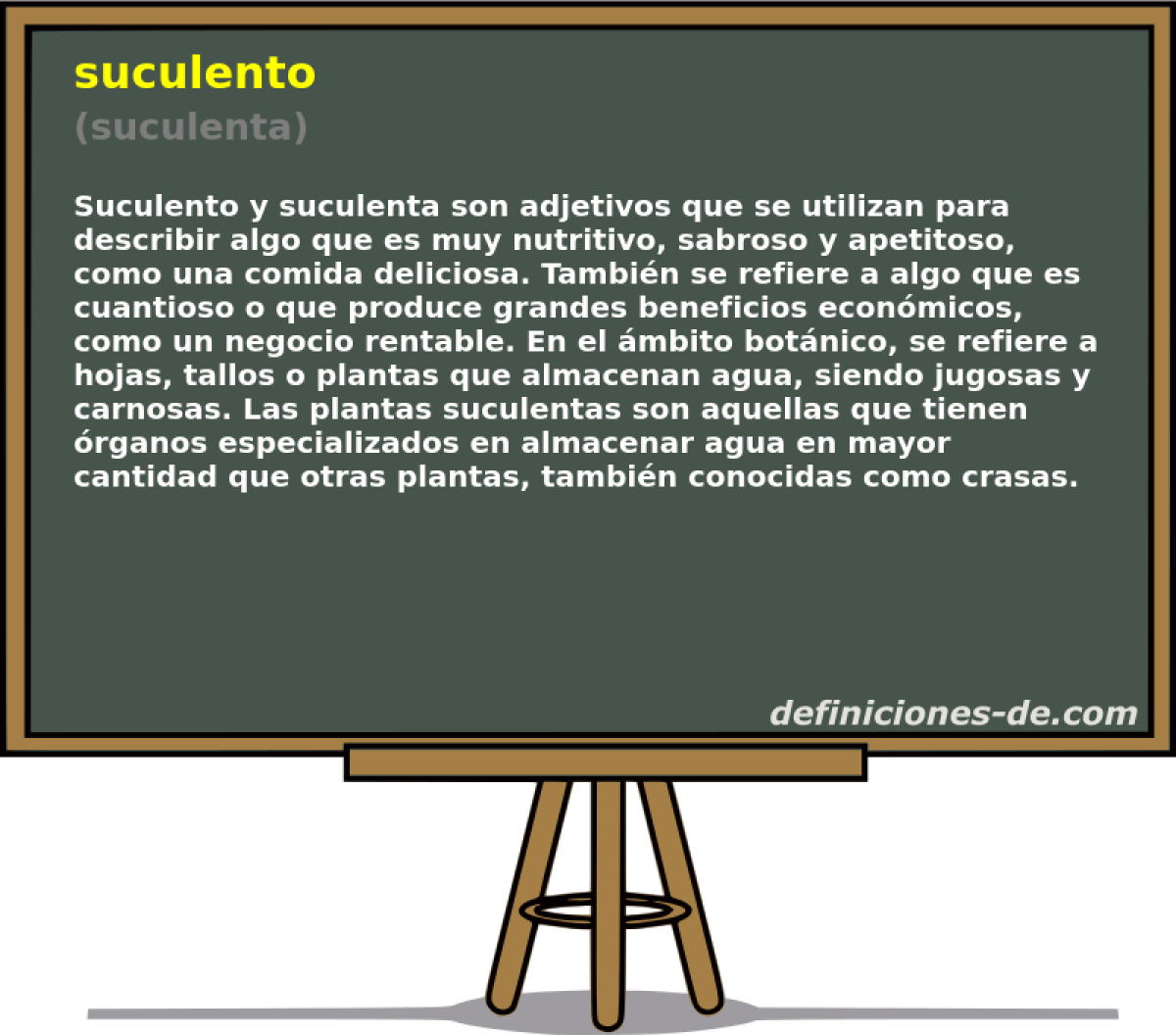 suculento (suculenta)