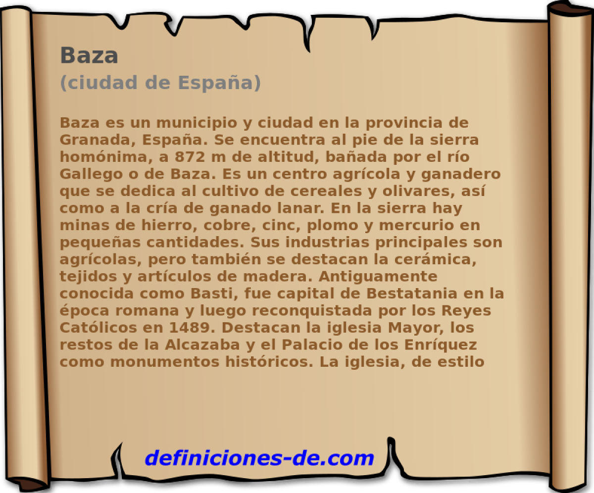 Baza (ciudad de Espaa)