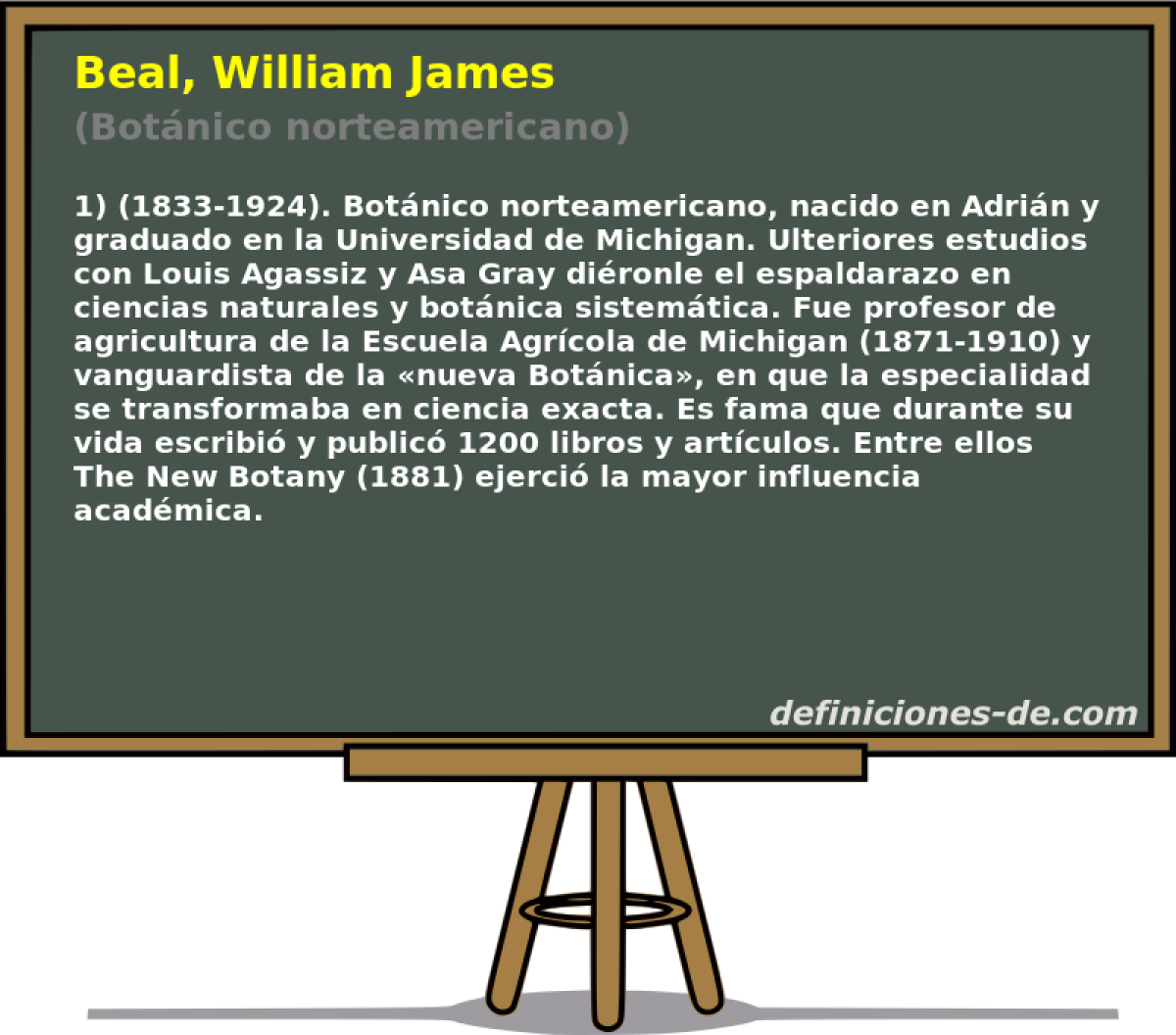 Beal, William James (Botnico norteamericano)
