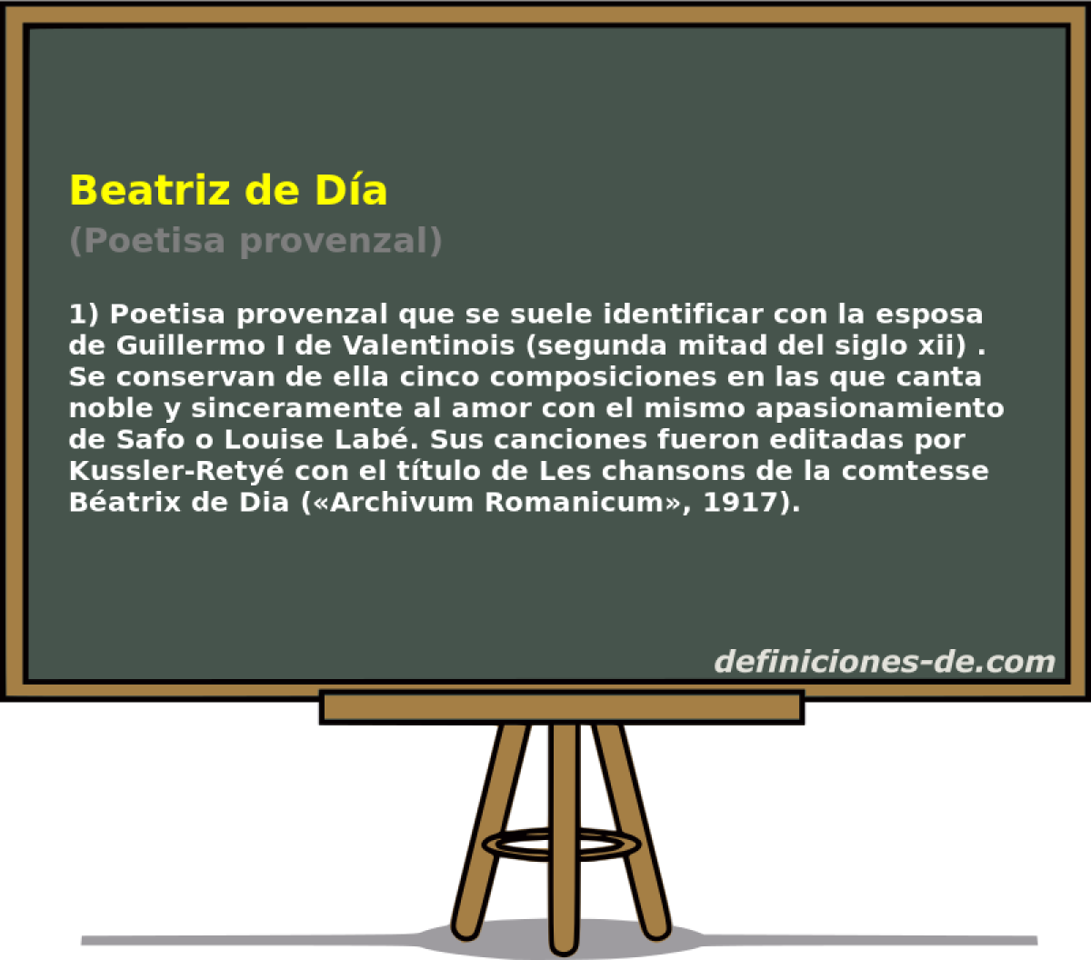 Beatriz de Da (Poetisa provenzal)