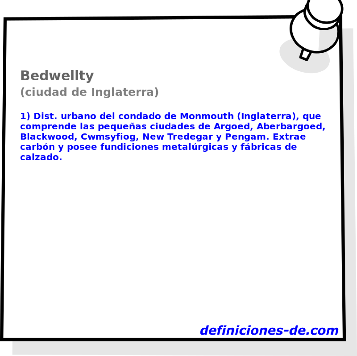 Bedwellty (ciudad de Inglaterra)