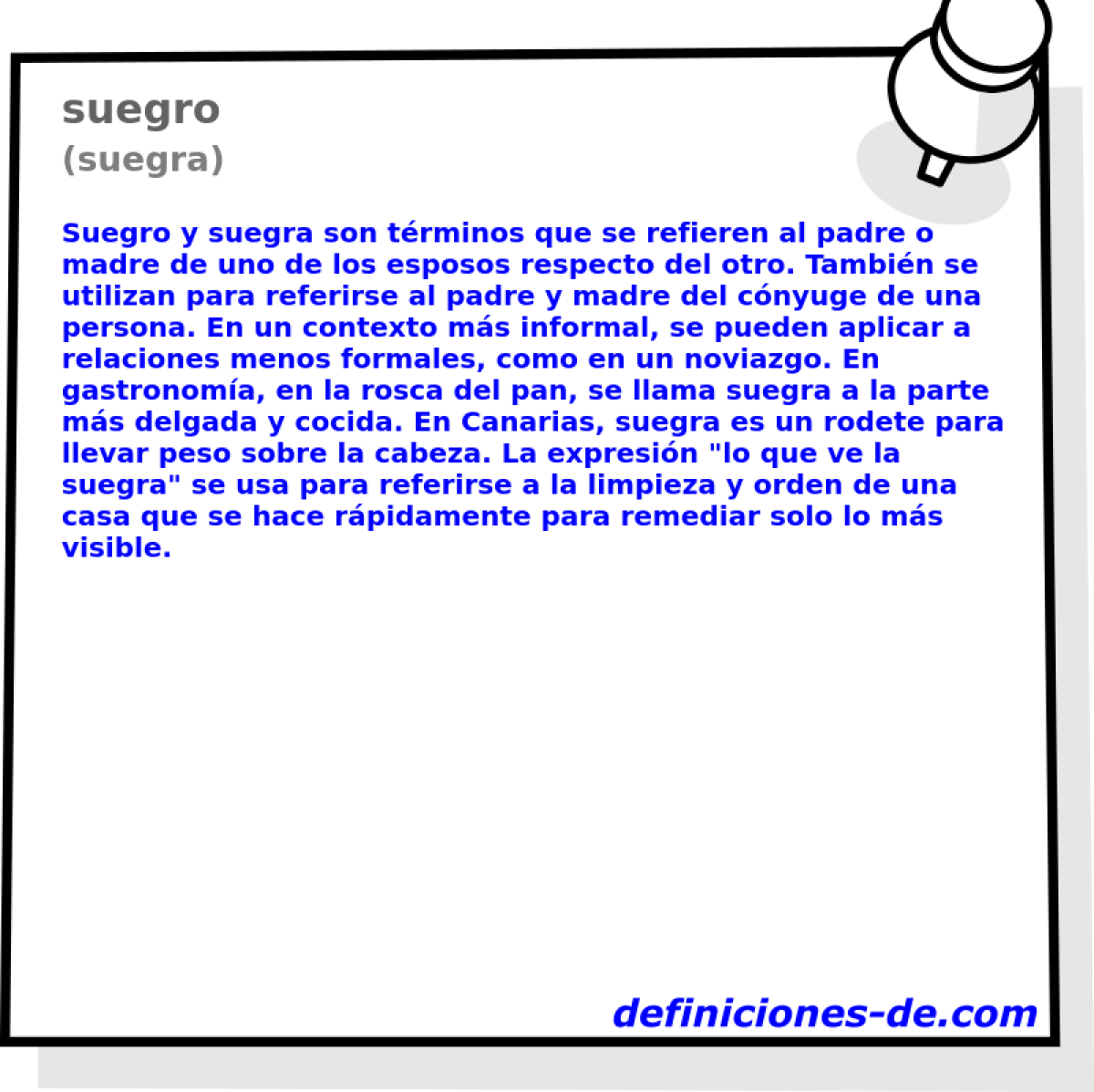 suegro (suegra)