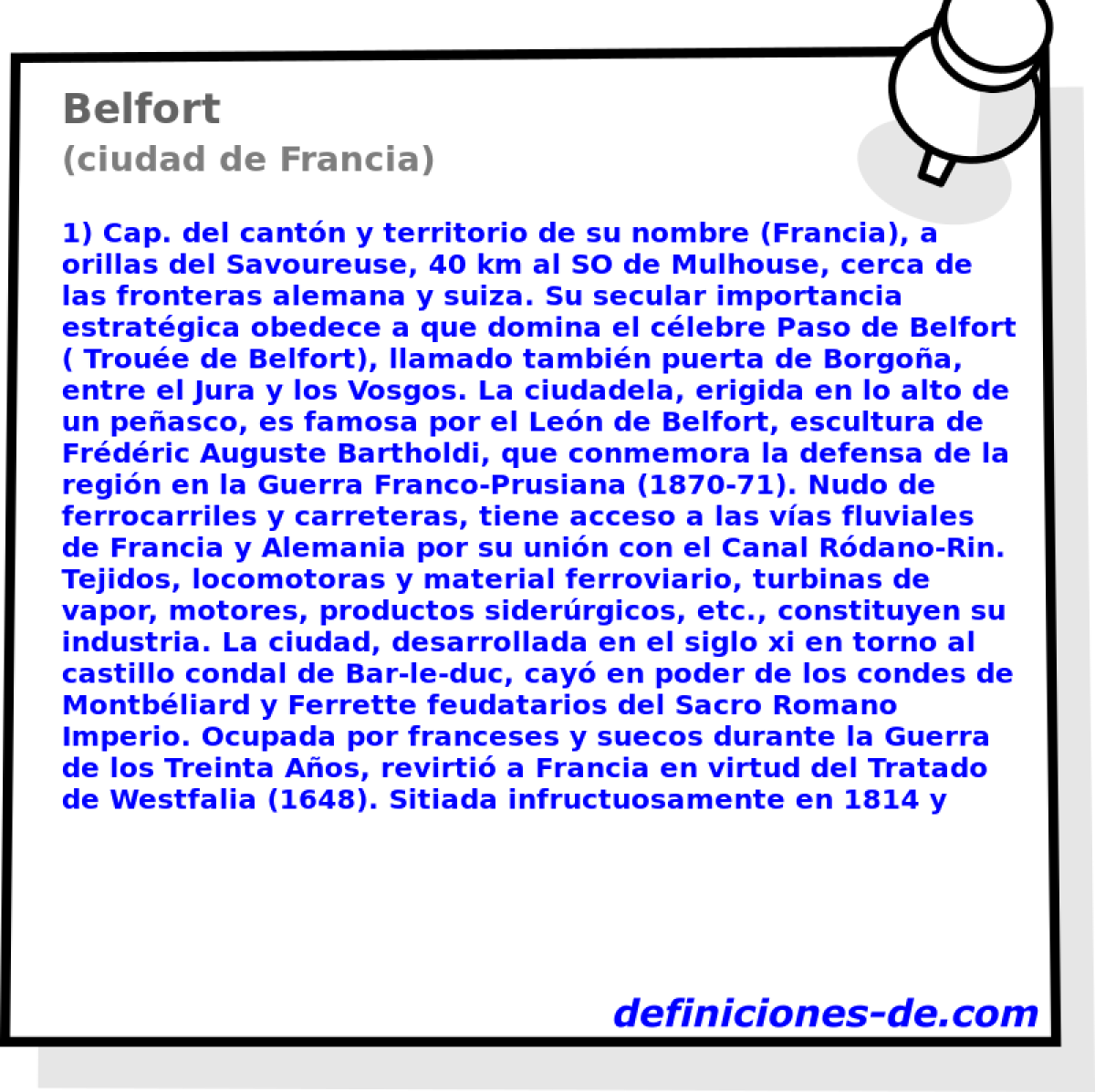 Belfort (ciudad de Francia)