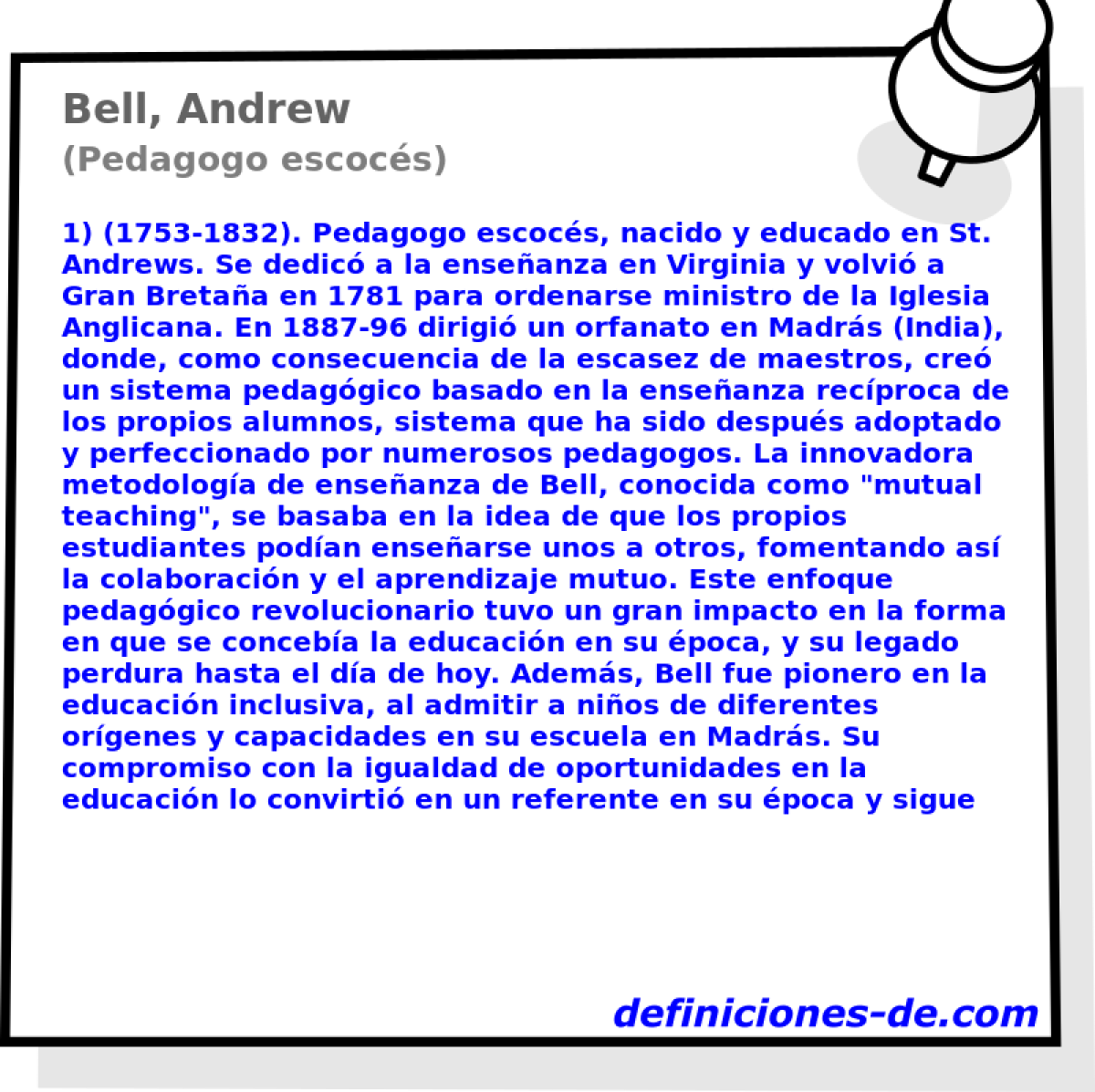 Bell, Andrew (Pedagogo escocs)