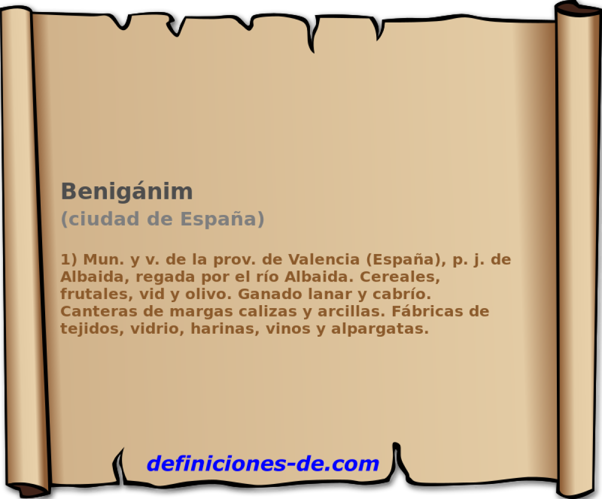 Benignim (ciudad de Espaa)