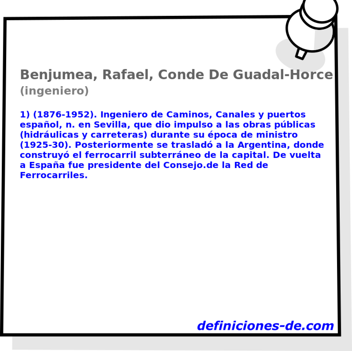 Benjumea, Rafael, Conde De Guadal-Horce (ingeniero)