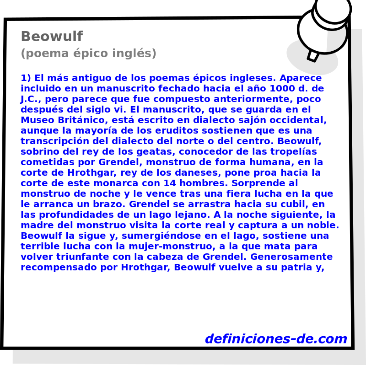 Beowulf (poema pico ingls)