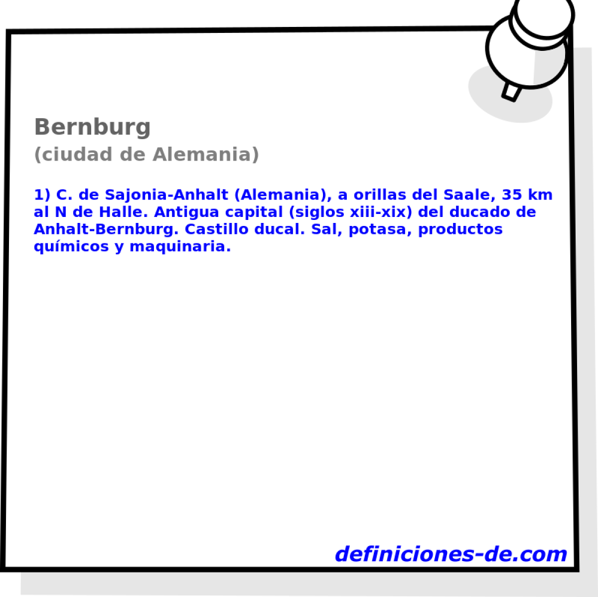 Bernburg (ciudad de Alemania)
